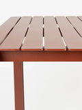 Vondel Gartenmöbel-Set mit Bank in Rot, Detail
