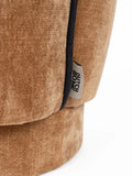 Donna Pouf Samt in Hellbraun, Detail