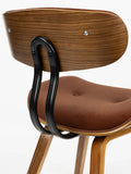 Blackwood Esszimmerstuhl in Walnuss/Braun, Detail