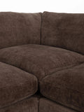 Summer Ecksofa in Dunkelbraun, Detail