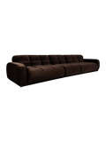 Hazel Sofa in Braun, Ansicht 2