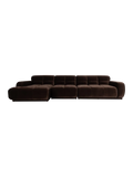 Hazel Ecksofa in Braun, Ansicht 1