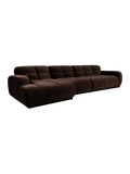 Hazel Ecksofa in Braun, Ansicht 2
