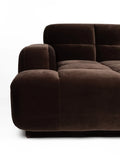 Hazel Ecksofa in Braun, Detail