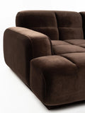 Hazel Ecksofa in Braun, Detail
