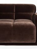 Hazel Ecksofa in Braun, Detail