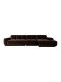 Hazel Ecksofa in Braun, Ansicht 1
