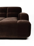 Hazel Ecksofa in Braun, Detail