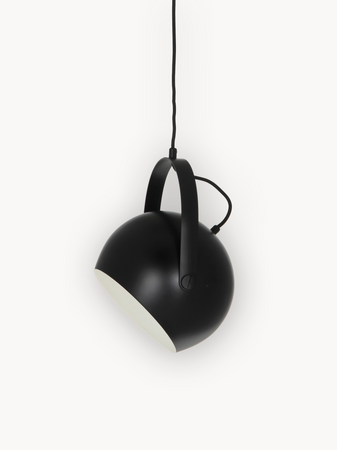 Pendelleuchte | Ball Handle Pendant Ø18 – Matt Black Designleuchte - von Frandsen online kaufen bei LIVINGforme.