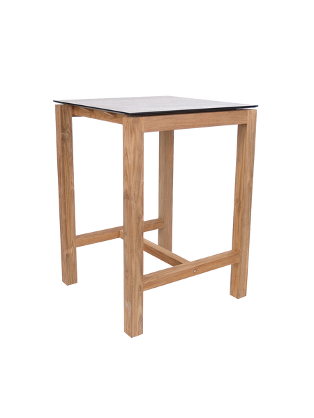 Bartischgestell | Bartischgestell Theo Old Teak für Tischplatte 80x80 cm - von Stern Möbel online kaufen bei LIVINGforme.