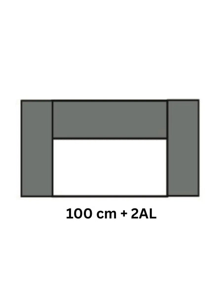 Sofa | High End 2.0 – 1,5-Sitzer medium mit 2 Armlehnen - von Candy Polstermöbel online kaufen bei LIVINGforme.