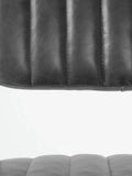 Jake Worn Esszimmerstuhl Kunstleder in Schwarz, Detail