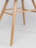 Albert Kuip Esszimmerstuhl, 2er-Set in Weiß, Detail