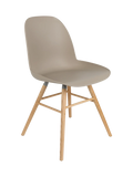 Albert Kuip Esszimmerstuhl, 2er-Set in Taupe, Ansicht 1