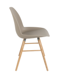 Albert Kuip Esszimmerstuhl, 2er-Set in Taupe, Ansicht 2