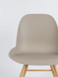 Albert Kuip Esszimmerstuhl, 2er-Set in Taupe, Detail