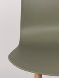 Leon Esszimmerstuhl, 2er-Set in Grün, Detail