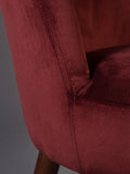 Barbara Esszimmerstuhl, 2er-Set in Rot, Detail