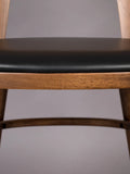Talika Esszimmerstuhl Walnuss/Schwarz, 2er-Set, Detail