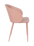 Gigi Esszimmerstuhl, 2er-Set in Rosa, Ansicht 3