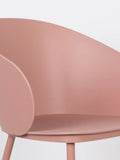 Gigi Esszimmerstuhl, 2er-Set in Rosa, Detail