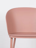Gigi Esszimmerstuhl, 2er-Set in Rosa, Detail