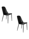 Pip Esszimmerstuhl Schwarz, 2er-Set, Ansicht 6