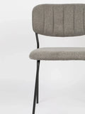 Jolien Esszimmerstuhl, 2er-Set in Grau, Detail