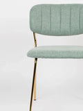 Jolien Esszimmerstuhl, 2er-Set in Hellgrün/Gold, Detail