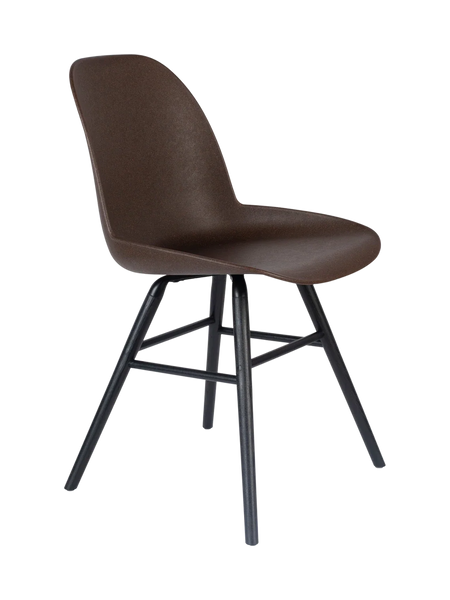 Albert Kuip Coffee Esszimmerstuhl Braun, 2er-Set, Ansicht 1