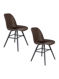 Albert Kuip Coffee Esszimmerstuhl Braun, 2er-Set, Ansicht 6