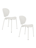 Ocean Esszimmerstuhl, 2er-Set in Off-White, Ansicht 6
