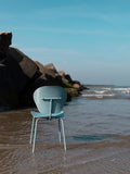 Ocean Esszimmerstuhl, 2er-Set in Blau im Raum