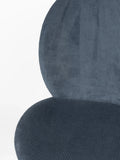 Bonnet Esszimmerstuhl, 2er-Set in Graublau, Detail