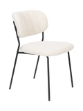 Jolien Esszimmerstuhl Bouclé, 2er-Set in Off-White, Ansicht 1