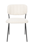 Jolien Esszimmerstuhl Bouclé, 2er-Set in Off-White, Ansicht 2