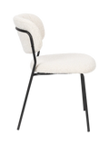 Jolien Esszimmerstuhl Bouclé, 2er-Set in Off-White, Ansicht 3
