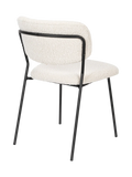 Jolien Esszimmerstuhl Bouclé, 2er-Set in Off-White, Ansicht 4