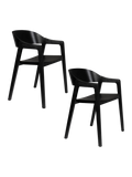 Westlake Armlehnstuhl, 2er-Set in Schwarz, Ansicht 6