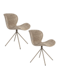 OMG Soft Esszimmerstuhl Beige, 2er-Set, Ansicht 6