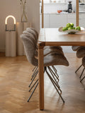 OMG Soft Esszimmerstuhl Beige, 2er-Set im Raum