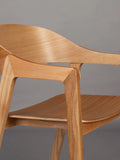 Westlake Armlehnstuhl, 2er-Set in Natur, Detail