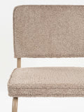 Ridge Kink Soft Esszimmerstuhl, 2er-Set in Beige, Detail