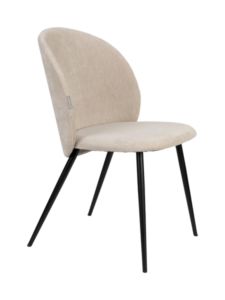 Cozy Esszimmerstuhl, 2er-Set in Beige, Ansicht 1