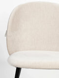 Cozy Esszimmerstuhl, 2er-Set in Beige, Detail