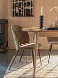 Cozy Esszimmerstuhl, 2er-Set in Senfgelb im Raum