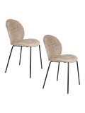 Bonnet Esszimmerstuhl, 2er-Set in Beige, Ansicht 6