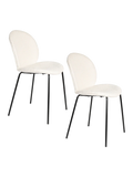 Bonnet Esszimmerstuhl, 2er-Set in Off-White, Ansicht 6