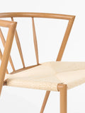 Che Esszimmerstuhl, 2er-Set in Natur, Detail