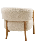 Dakar Loungesessel beige/dark natur Sessel Living Nordic